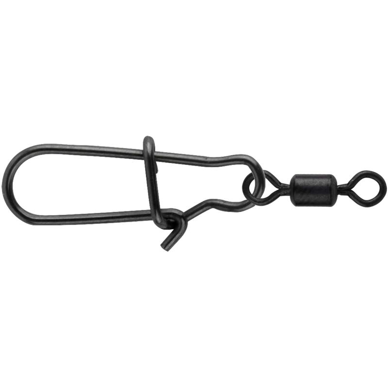 Spro Matte Black Easy Snap+Rg Swivel #0+10