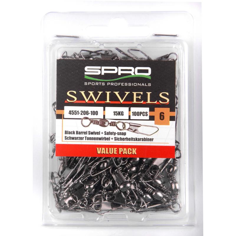 Spro Barrel/Safety Snap Value Pack #04