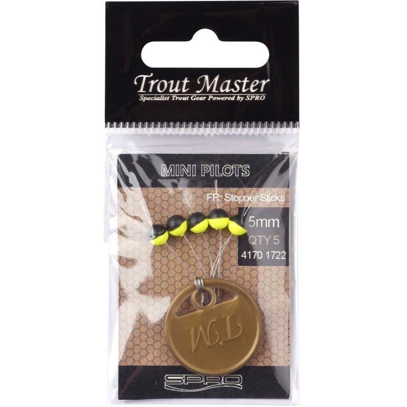 Spro Mini Pilots 5mm Black/Yellow
