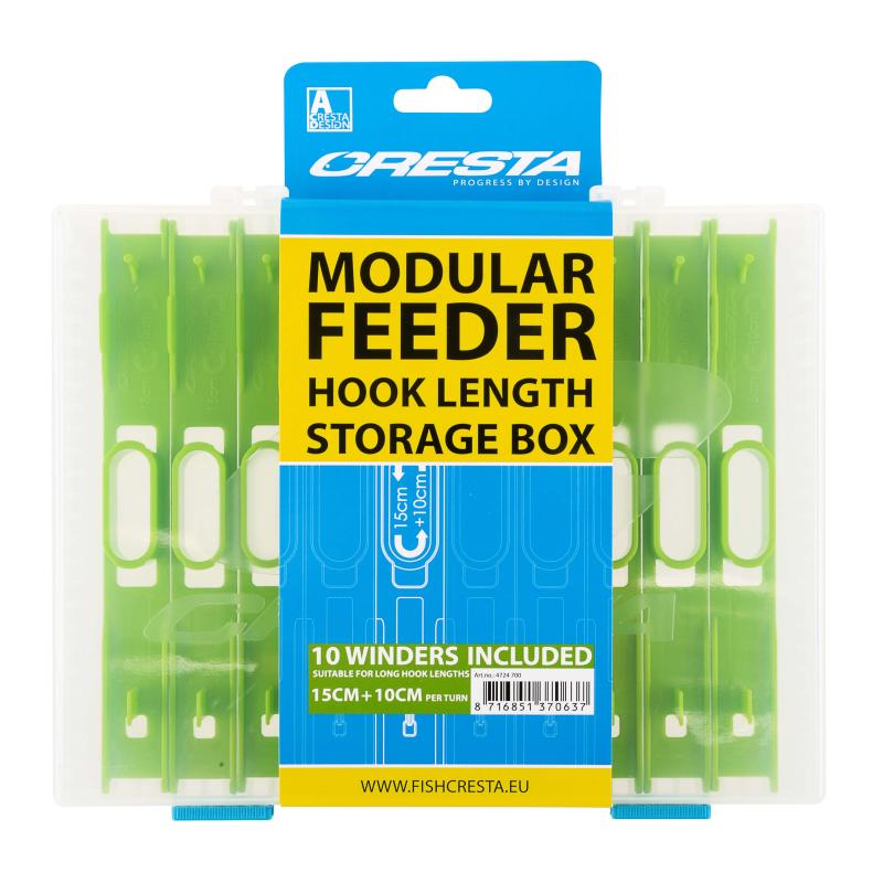 Cresta Feeder Hooklength Box 15cm