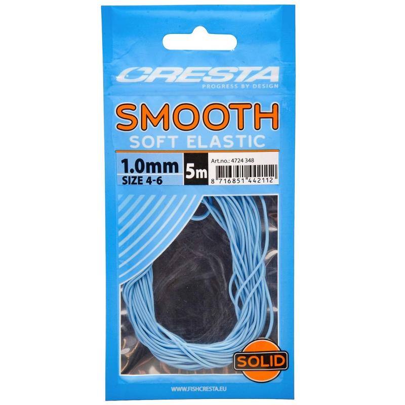 Cresta Smooth Soft Elastic Light Blue 1.0mm 5m