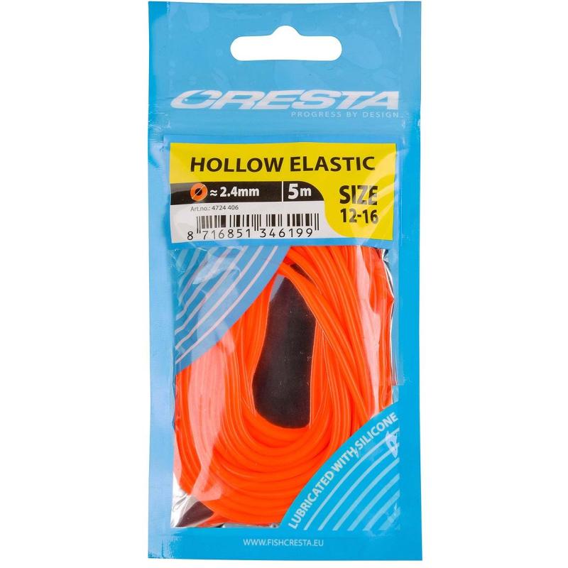 Produktbild Cresta Hollow Elastic Fluo Orange 2.4mm 5m
