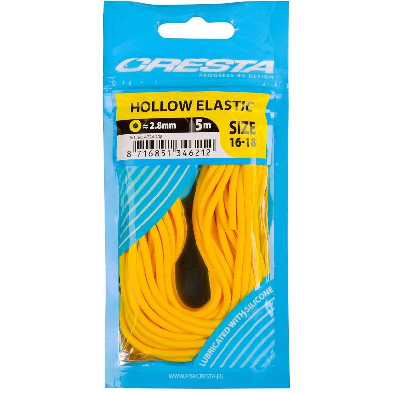 Produktbild Cresta Hollow Elastic Yellow 2.8mm 5m