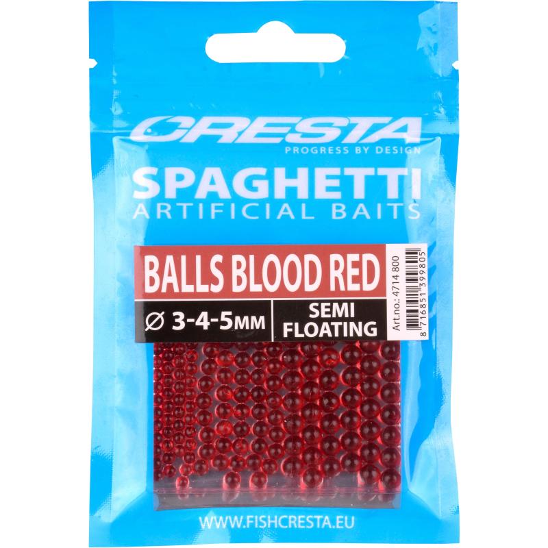 Cresta Spaghetti Balls Blood Red