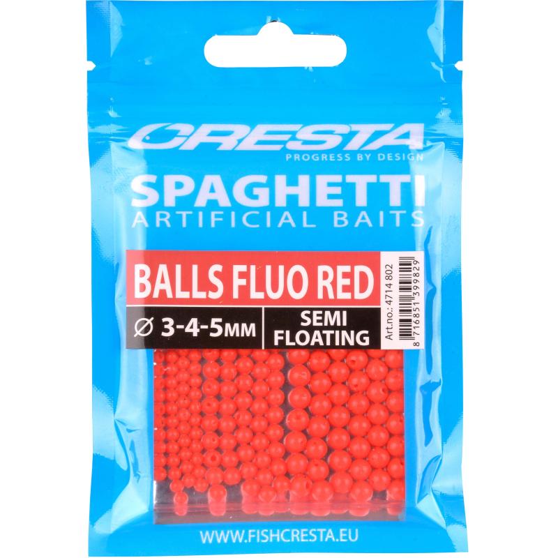 Cresta Spaghetti Balls Fluo Red