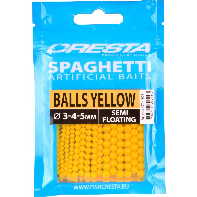 Cresta Spaghetti Balls Yellow