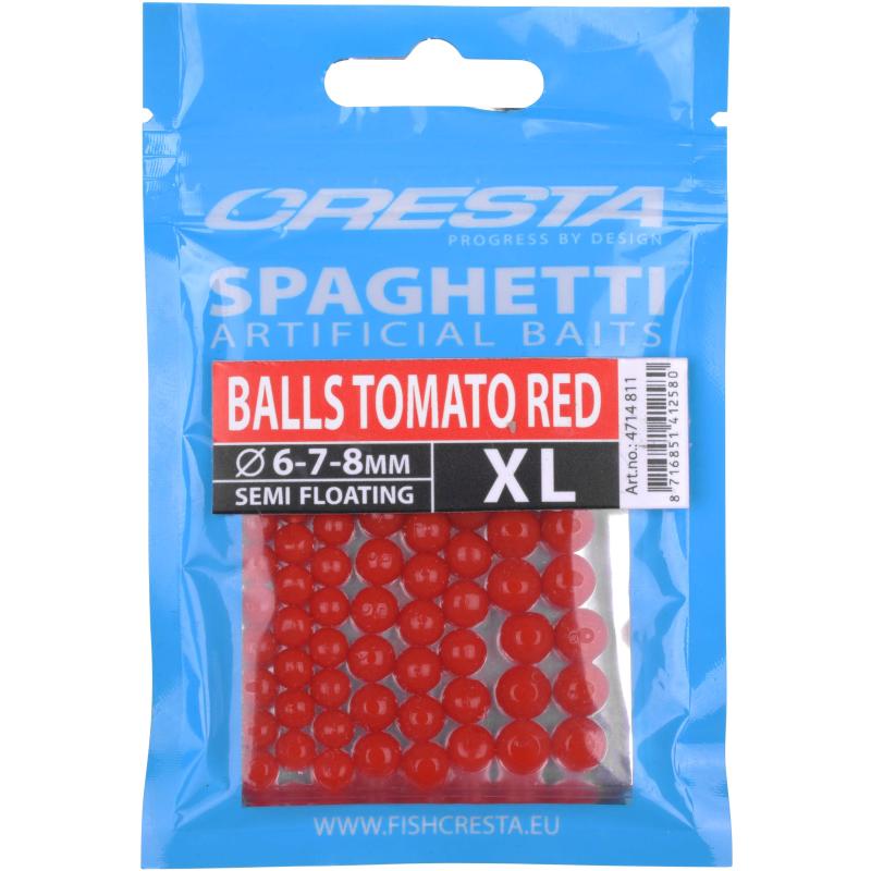 Cresta Spaghetti Balls Tomato Red Xl