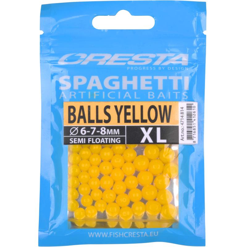 Cresta Spaghetti Balls Yellow Xl
