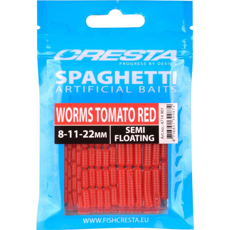 Cresta Spaghetti Worms Tomato Red