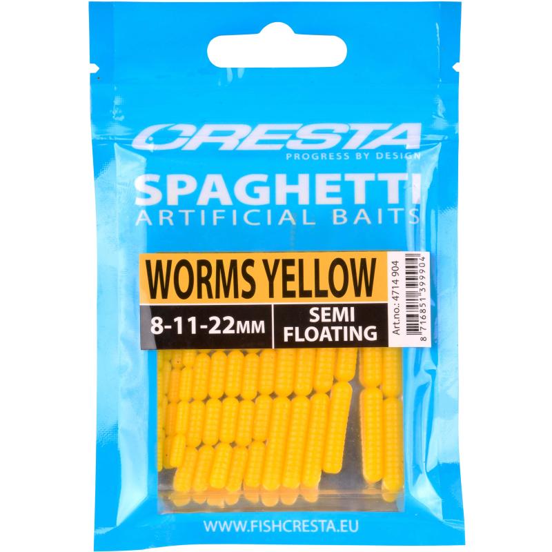 Cresta Spaghetti Worms Yellow