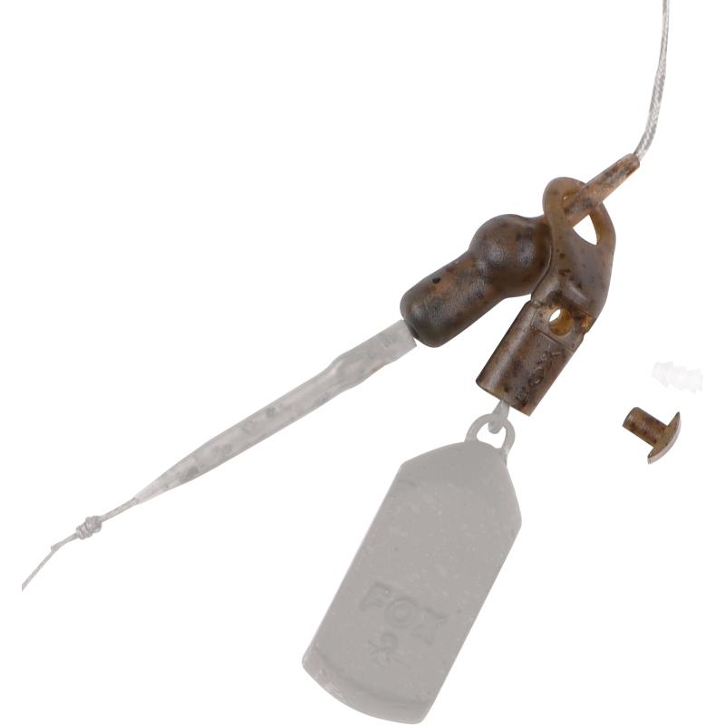 Fox Edges Camo Angled Drop off run rig kit x 6
