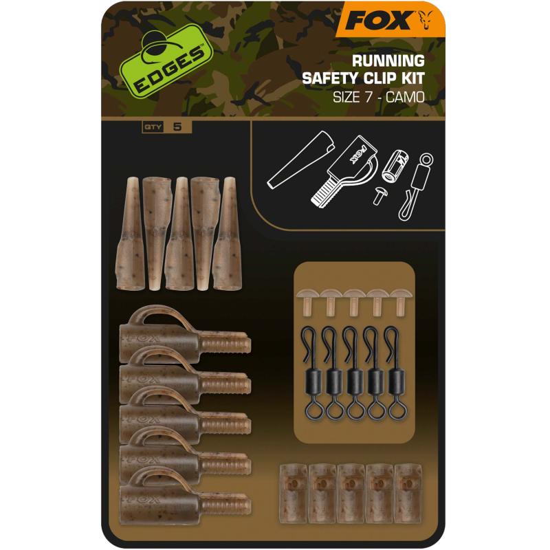 FOX Edges Camo Running Safety Clip Kit