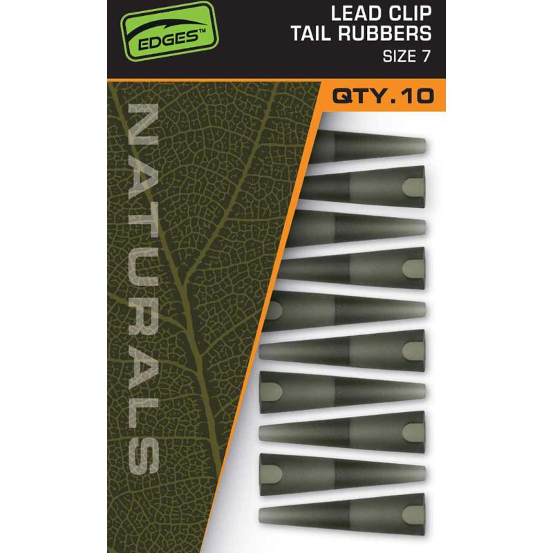 Fox Naturals Size 7 Lead Clips Tail Rubbers