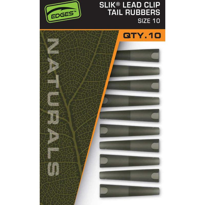 Fox Naturals Sz10 Slik Lead Clip Tail Rubber