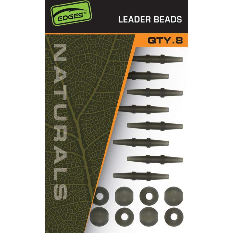 Fox Edges Naturals Leader Beads x 8