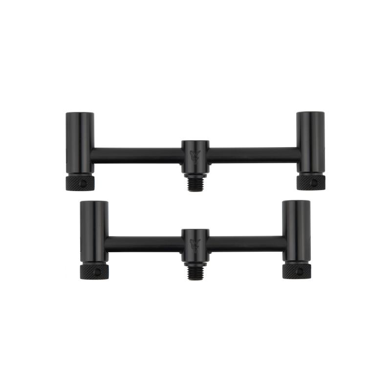 Fox Black Label Slim Adjustable 2 Rod Buzz Bars (110mm - 125mm)
