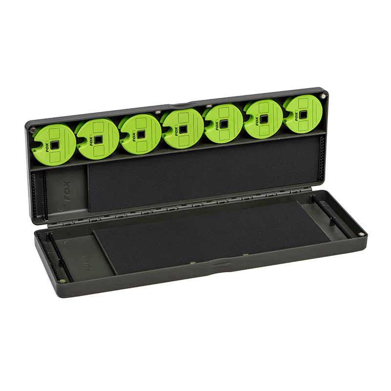 Fox Edges Large rig and disc box inc 50 pins / 7 discs