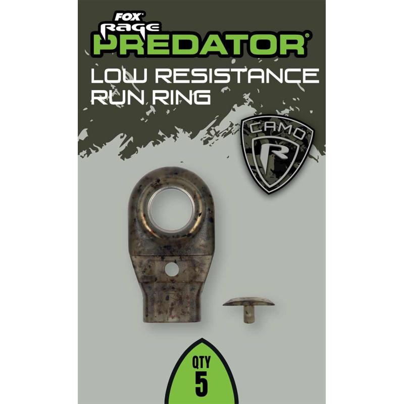Fox Rage Predator Camo Low Resistance Run Ring x 5