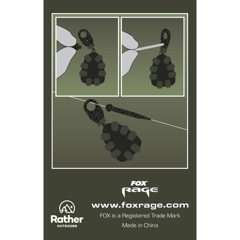 Fox Rage Predator Camo Low Resistance Run Ring x 5