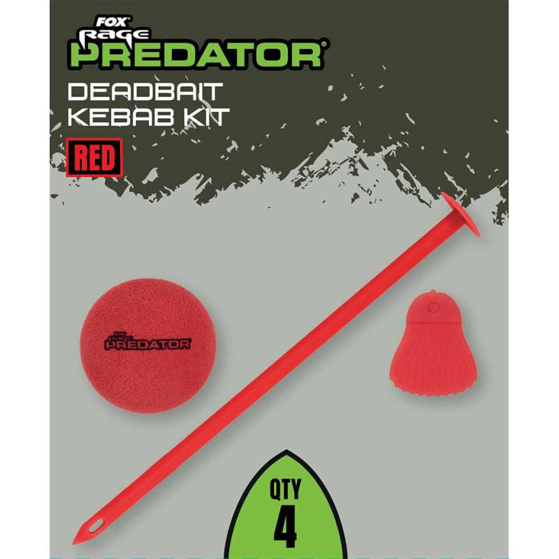 Fox Rage Predator Deadbait Kebab Kit Natural