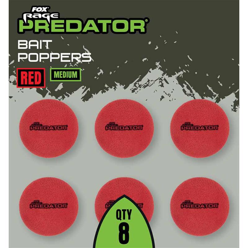 Produktbild Fox Rage Predator Bait Poppers Red X-Large