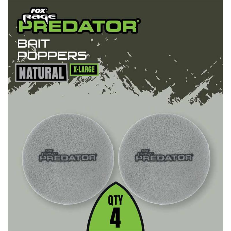 Fox Rage Predator Bait Poppers Red X-Large