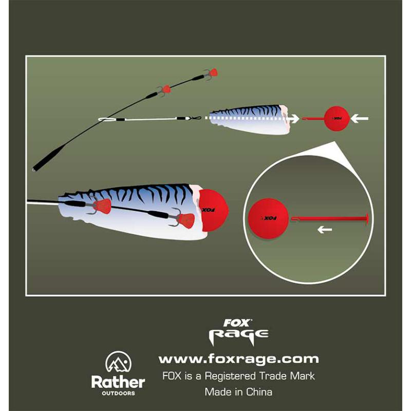 Fox Rage Predator Bait Poppers Natural Medium