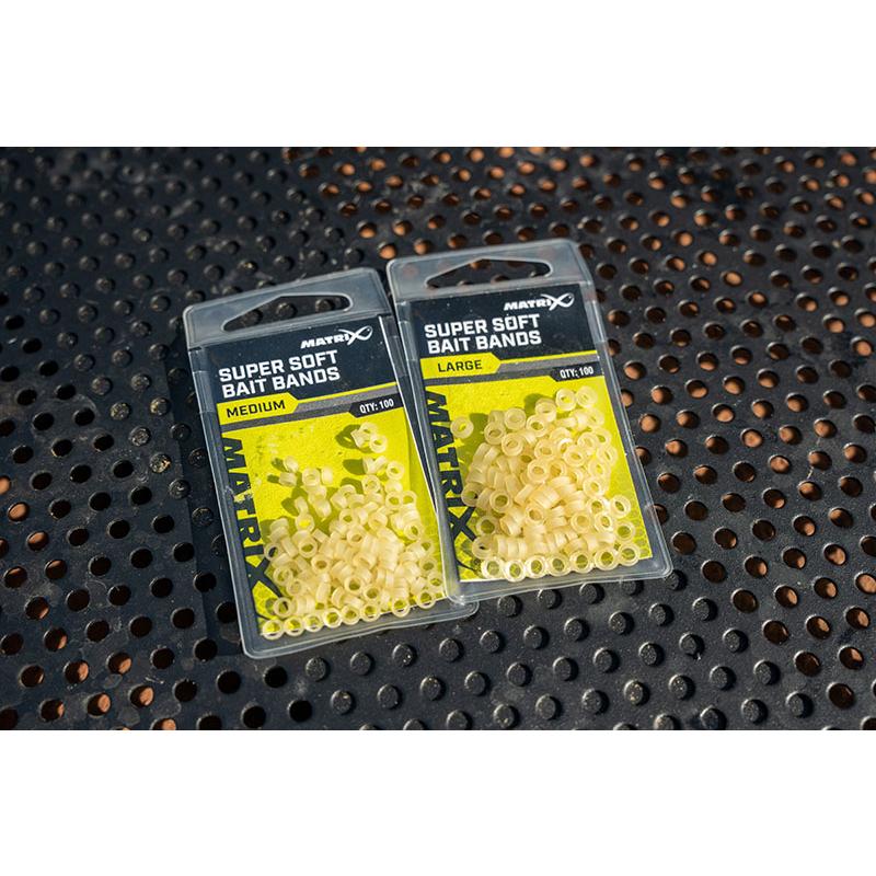 Matrix Super Soft Bait Bands Large 100pcs