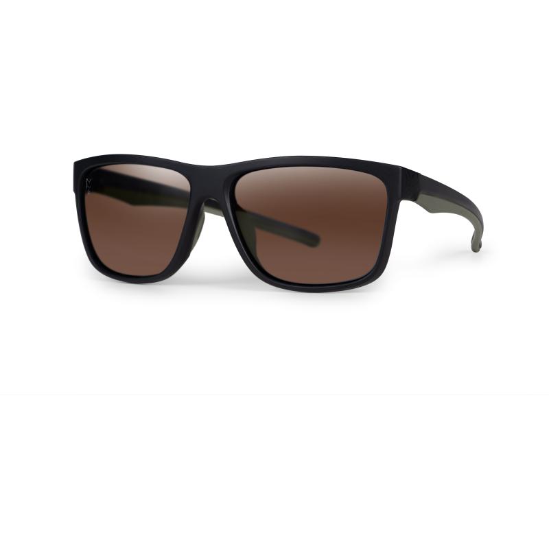 Fox Collection Green Black Shades - Brown Lens