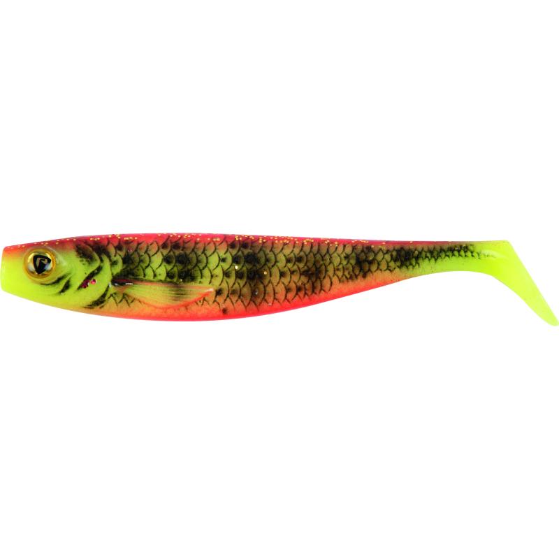 Fox Rage Pro Shad Packs 14cm 5.5in UV Bright Perch 2pcs
