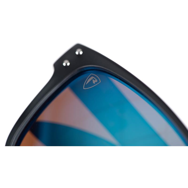 Fox Rage Transparent Black Brown Lens Mirror Blue Eyewear