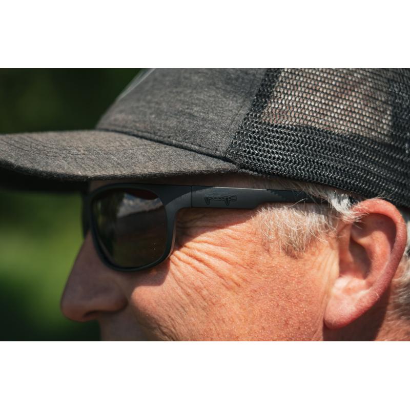 Fox Rage Matt Black Wrap Brown Lens Eyewear