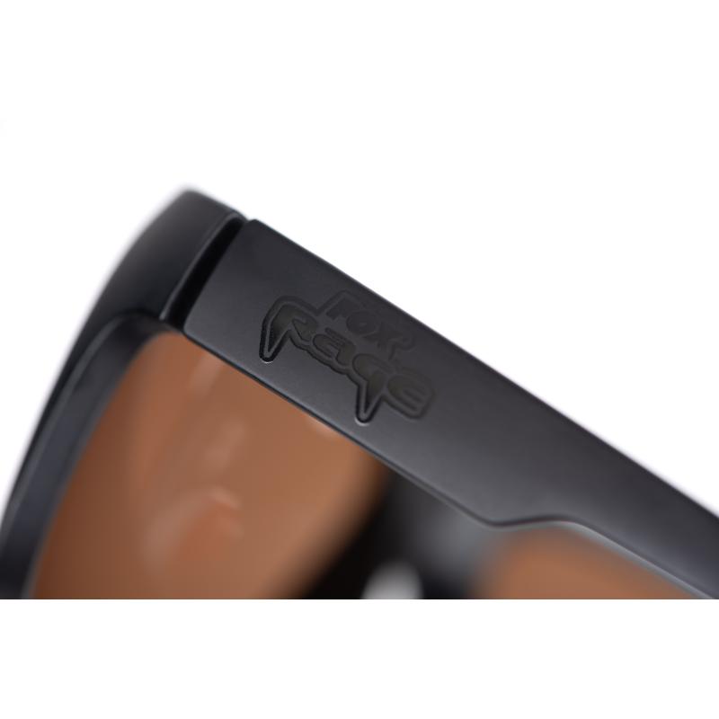 Fox Rage Matt Black Wrap Brown Lens Eyewear