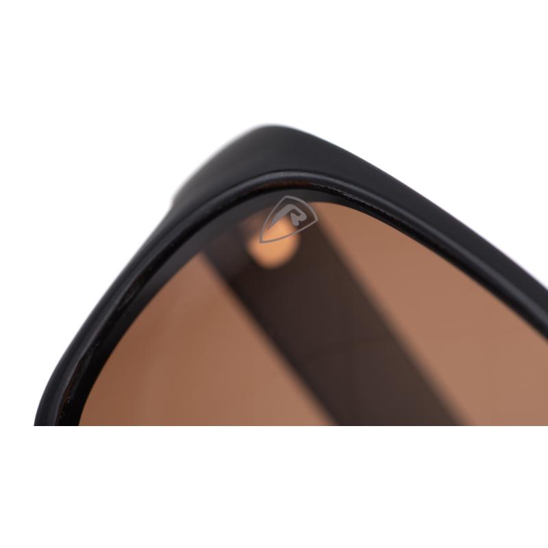 Fox Rage Matt Black Wrap Brown Lens Eyewear