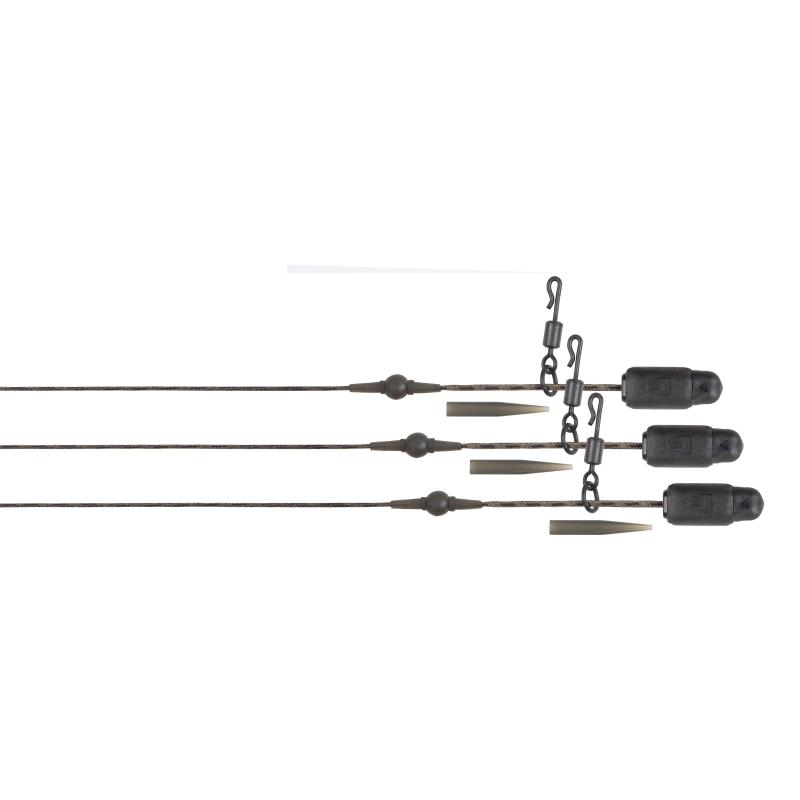 Fox Edges Naturals Heli-Clip Rigs 30lb Submerge 3pcs