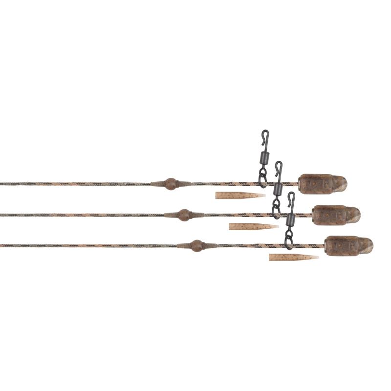 Fox Edges Camo Heli-Clip Rigs 40lb Submerge 3pcs