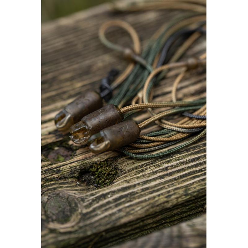 Fox Edges Camo Heli-Clip Rigs 50lb Leadcore 3pcs