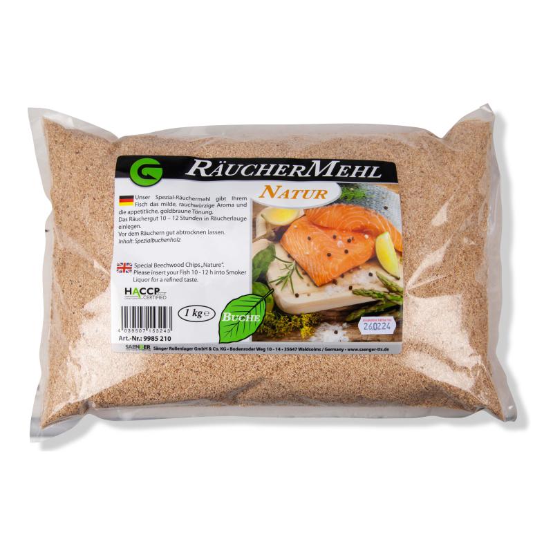 S&auml;nger R&auml;uchermehl Buchenholz 1kg