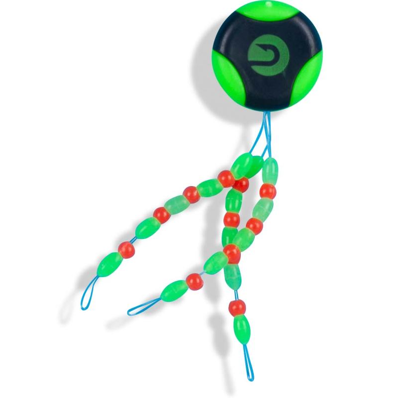S&auml;nger Silikonstopper Fluo Gr.m. Perle S 15pcs.