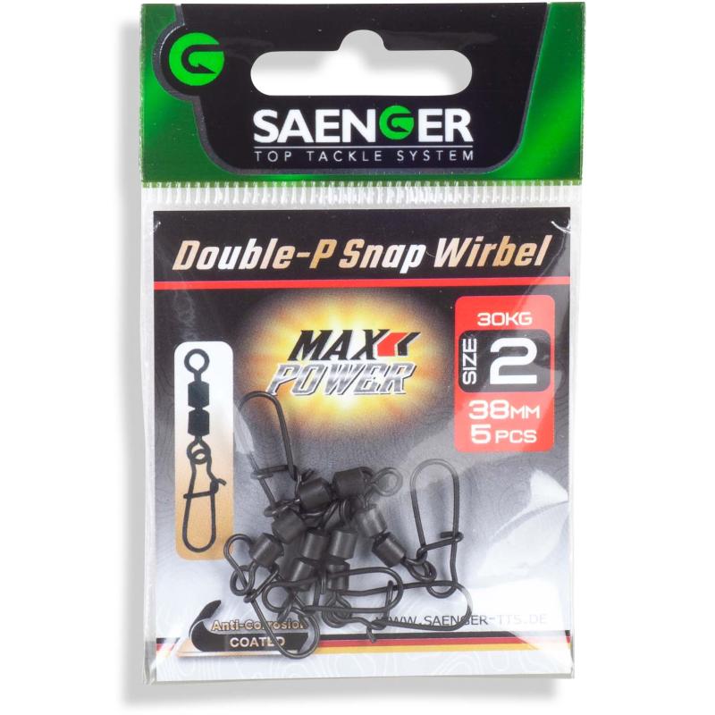 S&auml;nger Double-P Snap Wirbel 8 21mm 12kg 7pcs.