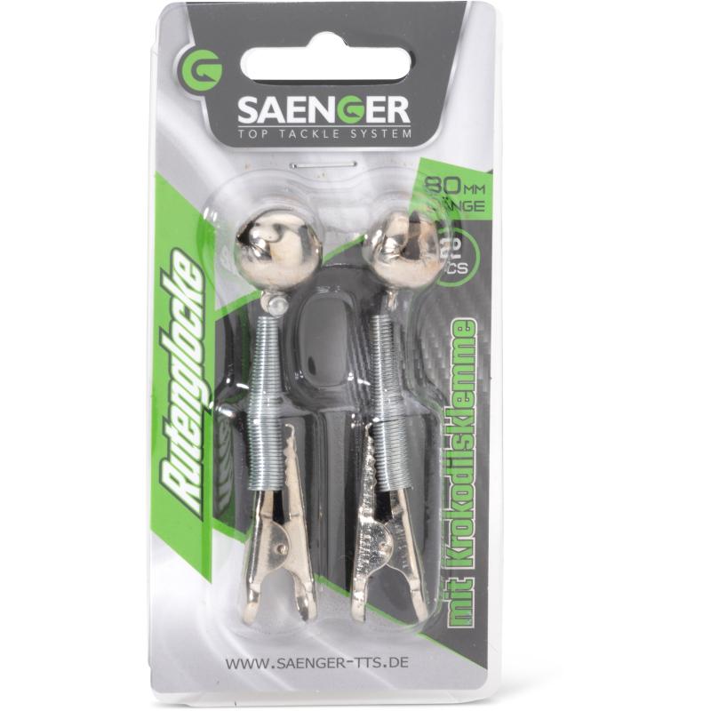 S&auml;nger Rutenglocke mit Krokodilsklemme 2pcs./Blister