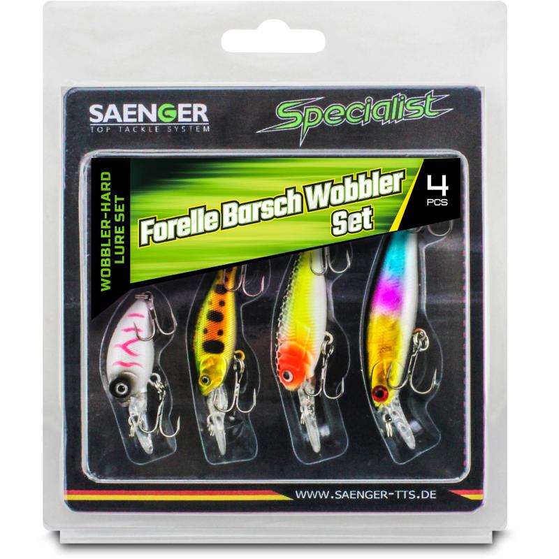 S&auml;nger Specialist Forelle Barsch Wobbler Set4pcs.
