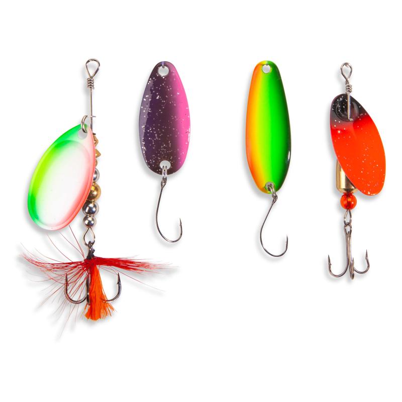 S&auml;nger Specialist Forellen Spinner&Spoon Set4pcs.
