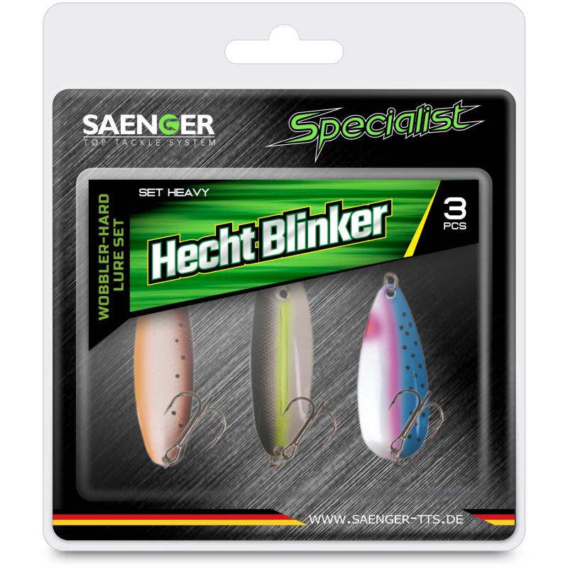 S&auml;nger Specialist Hecht Blinker Set Heavy 3pcs.