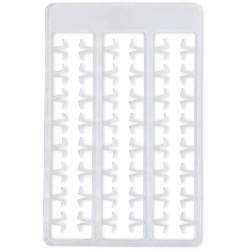 Anaconda Solid V-Shape Boilie Stops Small 96pcs. Clear
