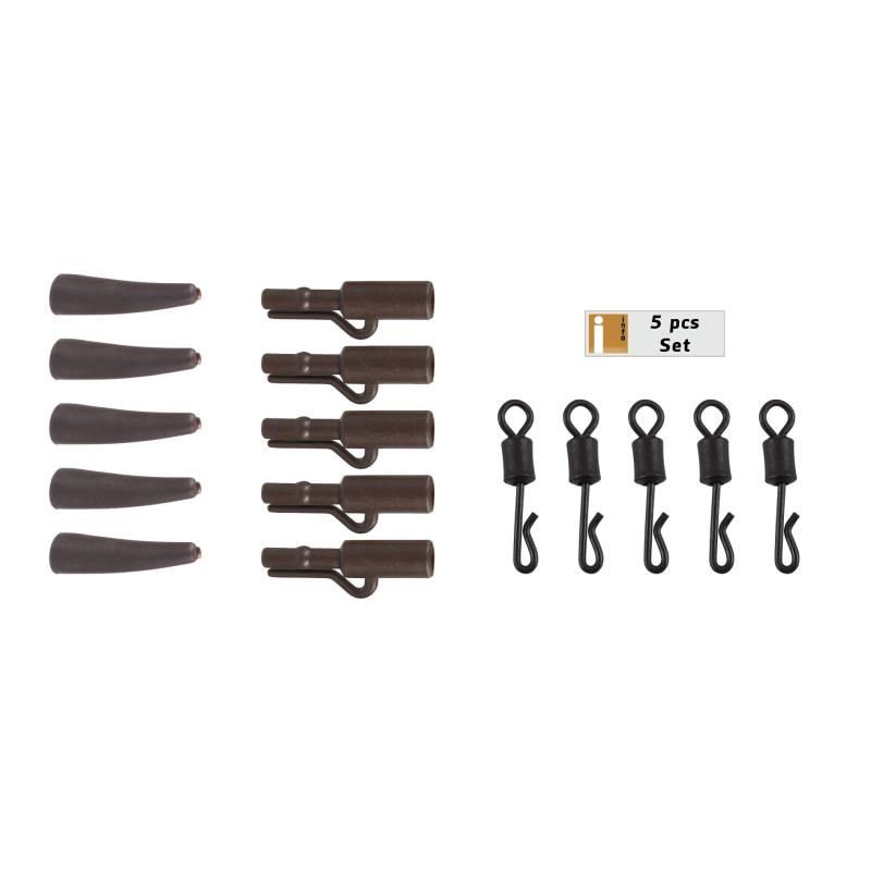 Anaconda Quick Change Saftey Lead Clip Kit 5pcs. Brown