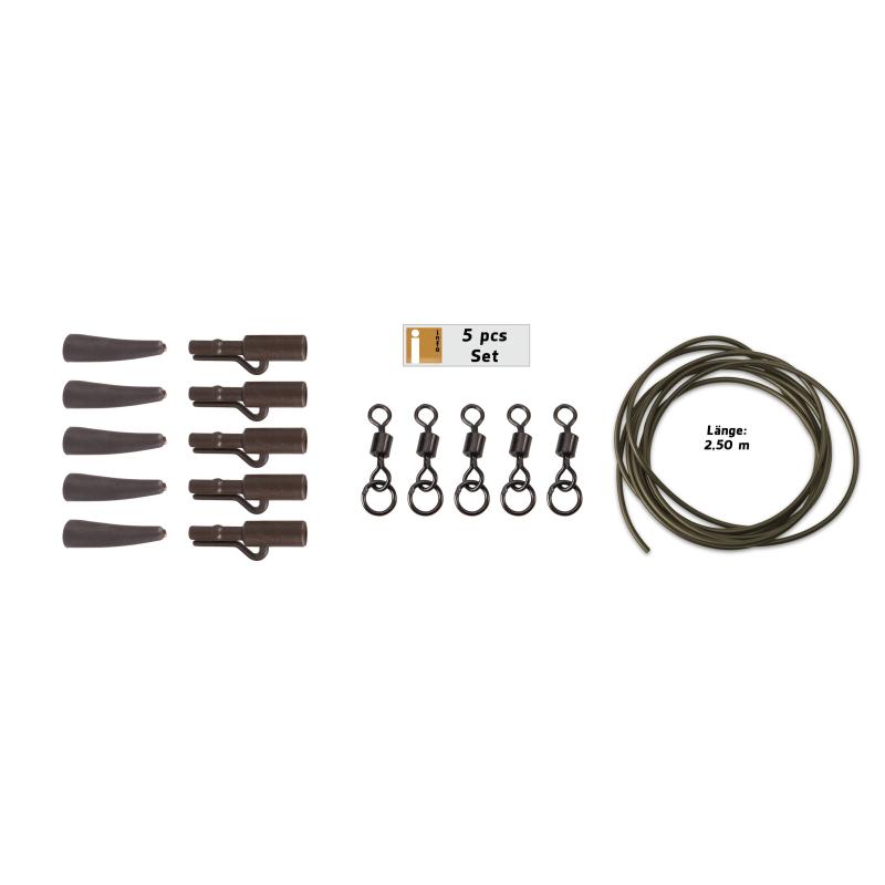 Anaconda 360&deg; Flex Ring Swivel Saftey Clip Power Pack 5 Kits Brown