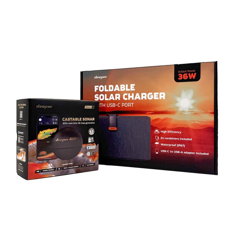 Deeper Power Bundle Limited Edition Solar Charger Chirp+3