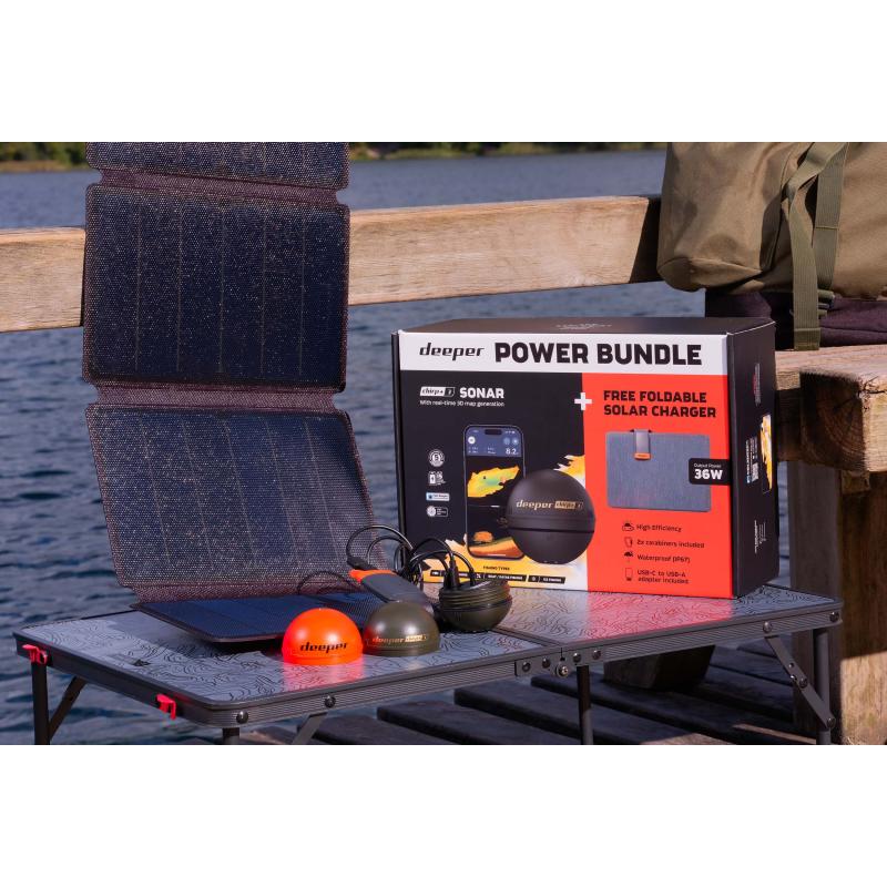 Deeper Power Bundle Limited Edition Solar Charger Chirp+3