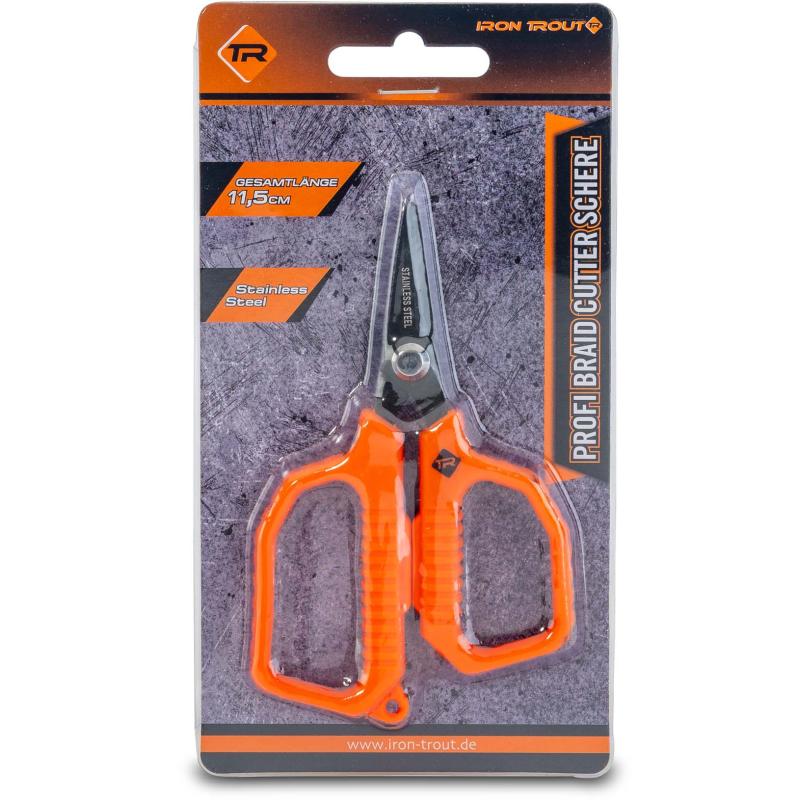 IRON TROUT Profi Braid Cutter Schere 11,5cm